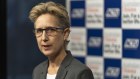 AFR Australian Council of Trade Unions (ACTU) secretary Sally McManus at a press conference.