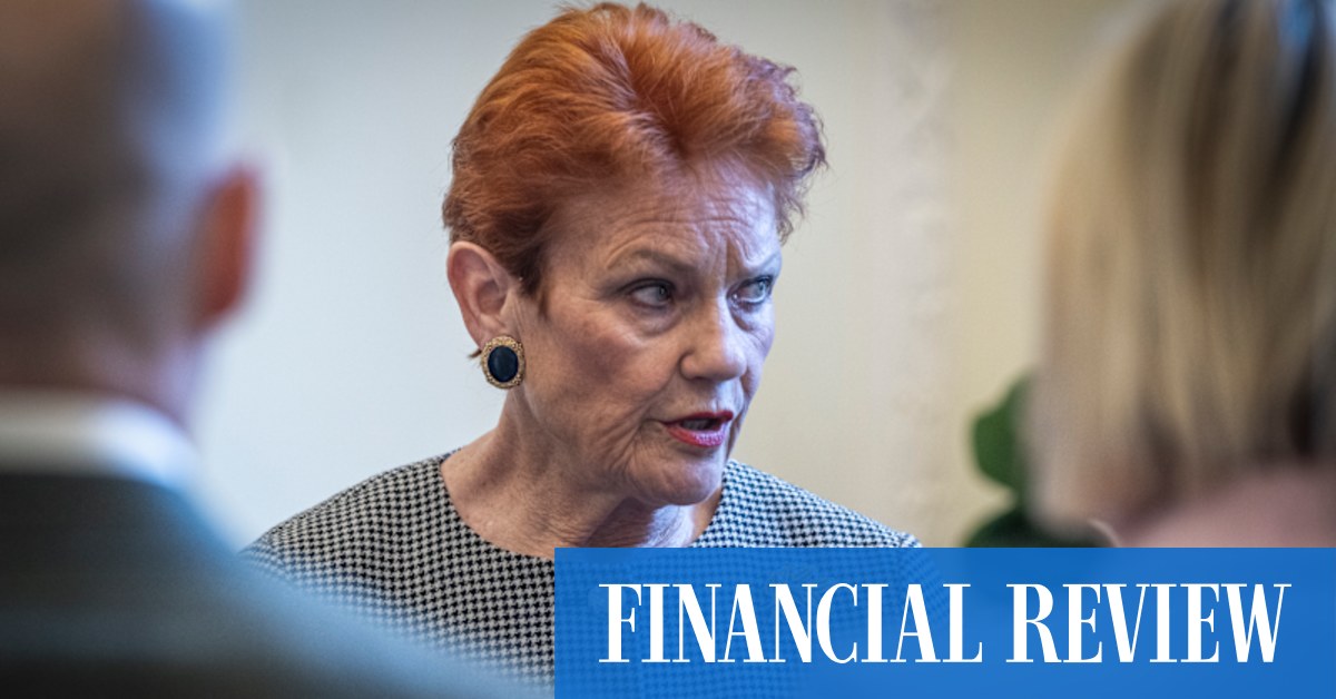 One Nation admits Hanson used party funds on European trip