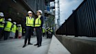 Mirvac investment head Richard Seddon with Daibiru Corp’s Takashi Tomoda.