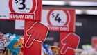 Coles said total supermarkets price inflation was broadly stable at 1.5 per cent in the March quarter.