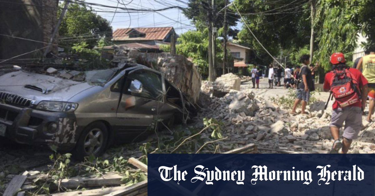 Il terremoto di magnitudo 7,1 colpisce l’isola più popolosa delle Filippine