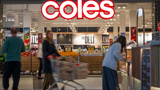 Coles is seeing deflation among several fresh food and packaged goods.