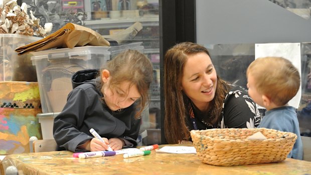 Dr Aisling Mulvihill and her children.