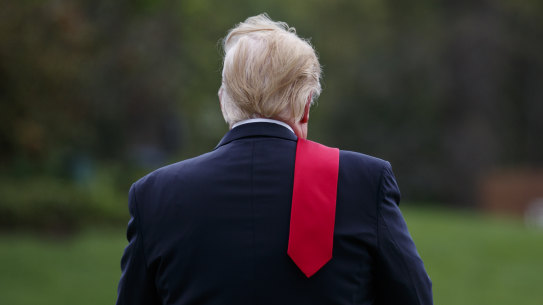 Seeing red … Donald Trump has opened the door to a new era of American politics.