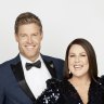 I'm A Celebrity ... Get Me Out of Here! hosts Dr Chris Brown and Julia Morris. 