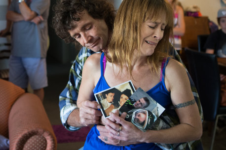 Nick Mongta’s parents, Walter and Tania, after their son’s death in 2015.