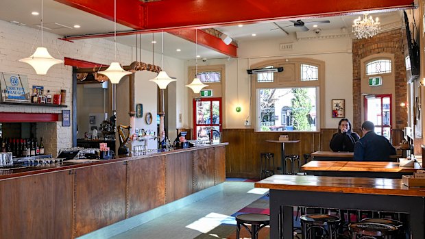 Natural light inside the new-look front bar.