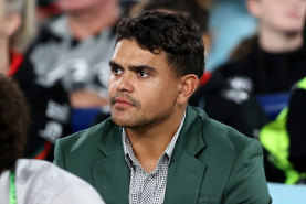Latrell Mitchell returns from suspension on Saturday evening.