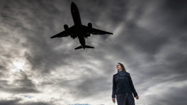 Hannah Robertson from the Melbourne Airport Community Action Group.