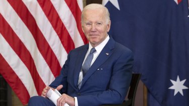 Baby formula diplomacy: US President Joe Biden thanks Bubs Australia chief Kristy Carr.