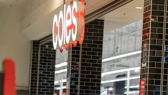 Coles said it expected flat profits for the first half, which was much weaker than market expectations. 