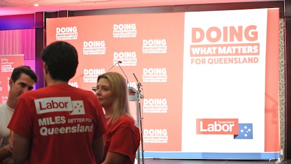 Steven Miles left stopped short of conceding defeat in the election.