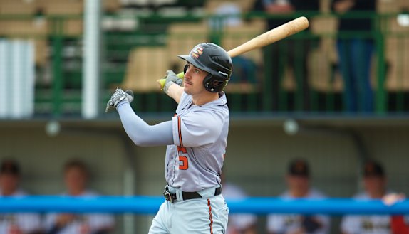 Cavalry batsman Michael Fransoso hitting the home run that proved the difference against Adelaide on Sunday,
