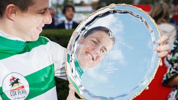 Faster lane: Jockey Damian Lane.