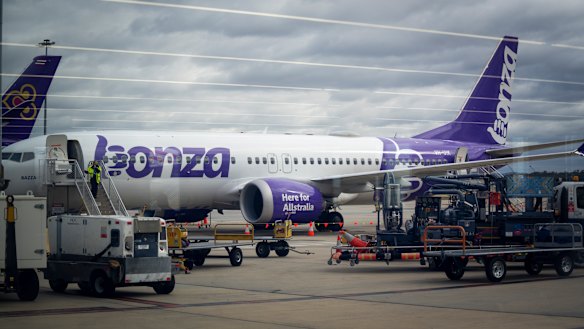 Grounded: The future of Bonza looks grim.