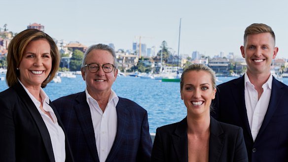 Judy and Michael McMahon with two of his three children Kate and James.