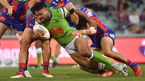 Raiders prop Dunamis Lui used being off-contract as motivation during his rehab.