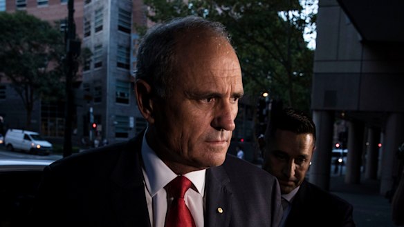 Outgoing NAB chairman Ken Henry on Thursday night.