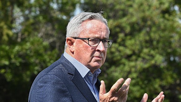 Health Minister Brad Hazzard.