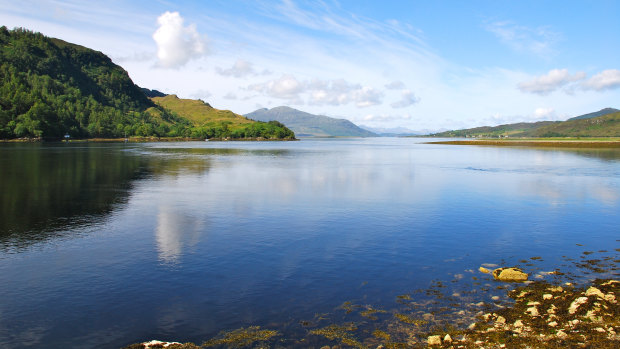 Loch Ness in Scotland.