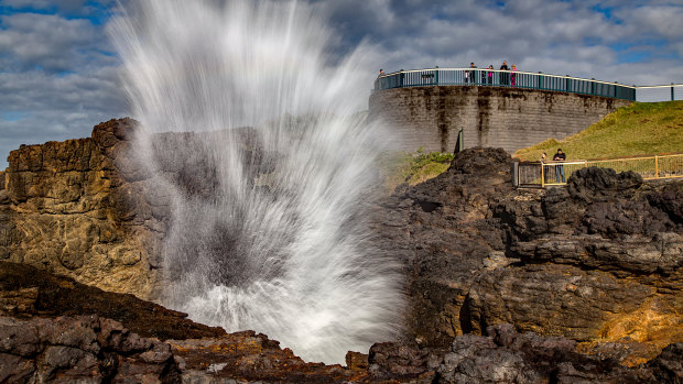 Kiama, home of the blowhole ... and now a few New Zealand Warriors players.