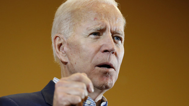 Democratic presidential candidate Joe Biden says he will find a middle ground on climate change policy.