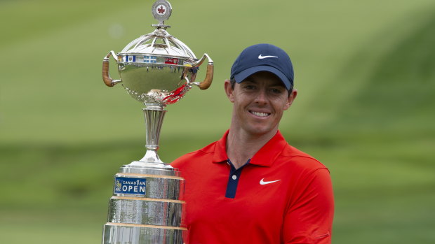Collector: Rory McIlroy has added to his swag of national open titles.