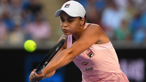 Ash Barty made short work of her match with Thailand's Luksika Kumkhum.