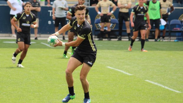 Lindenwood University flyhalf Nick Feakes is one of five players nominated for the top college award in the US
