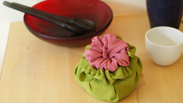 Furoshiki, the Japanese art of fabric wrapping, is a simple way to reduce your environmental footprint