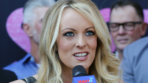 Porn star Stephanie Clifford, who uses the stage name Stormy Daniels.
