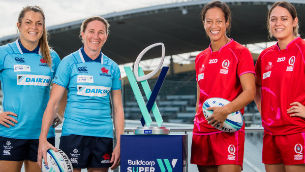 Frenemies: NSW take on Queensland in the Super W final on Friday. 