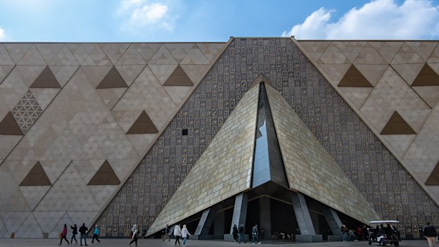 The Grand Egyptian Museum in Giza.