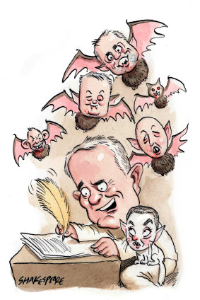 Malcolm Turnbull's book is heavily based on diaries he kept during his time in Parliament. Illustration: John Shakespeare