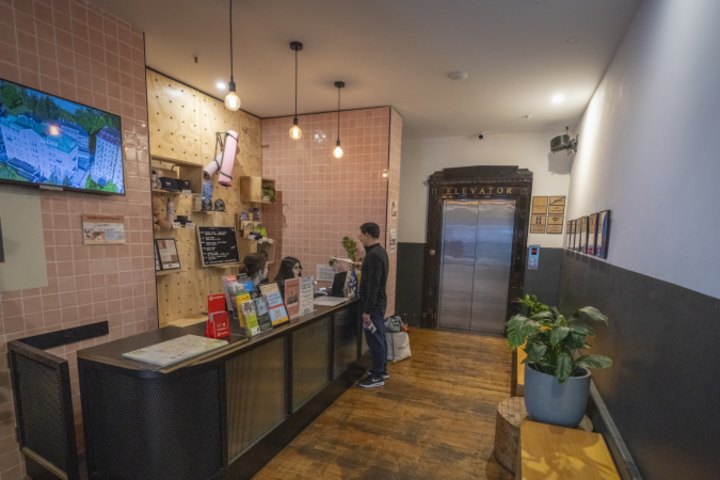 Business as usual at Selina’s Melbourne Central hotel.