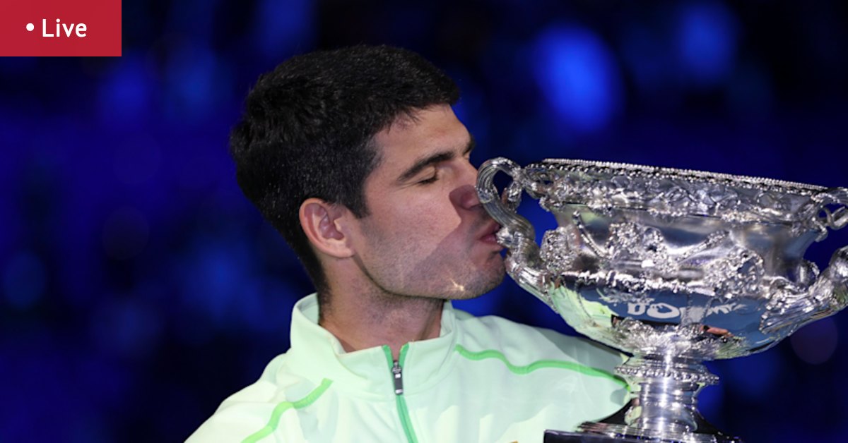 Australian Open 2026 LIVE updates: Alcaraz celebrates his Australian Open title; Djokovic non-committal about his future