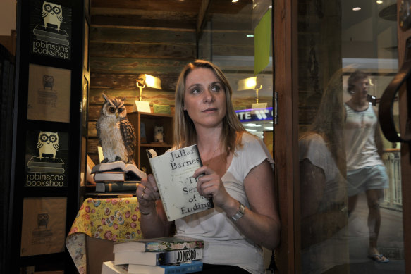 Susanne Horman at Robinsons Bookshop in Greensborough in 2012.
