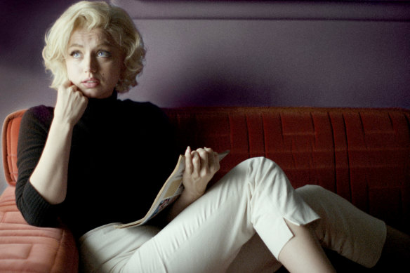 Ana de Armas as Marilyn Monroe in Andrew Dominik’s Blonde.