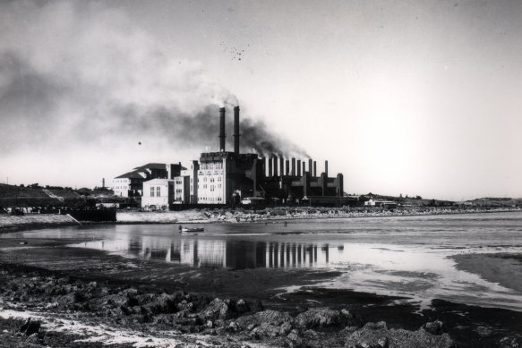 White Bay Power Station in the last century.