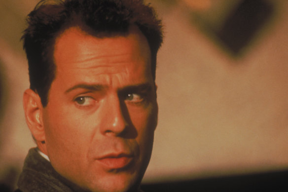 The film franchise that made him a superstar: Bruce Willis in Die Hard.