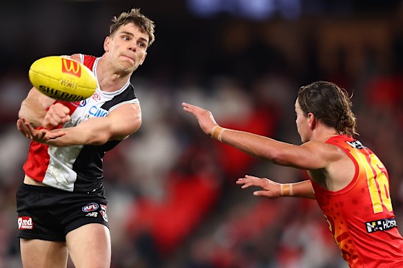 Player of influence: mason wood in action this season.