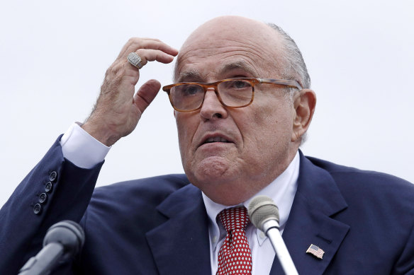 Electronic devices were seized from Rudy Giuliani’s New York apartment, sources said.