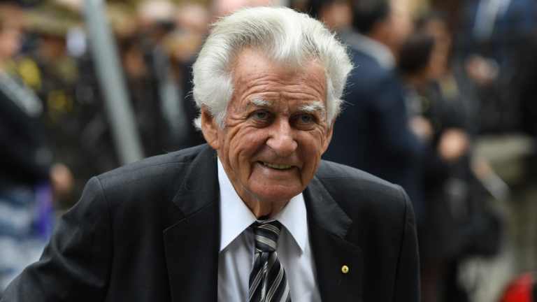Former Prime Minister Bob Hawke in Sydney earlier this year.