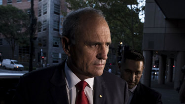 Outgoing NAB chairman Ken Henry on Thursday night.