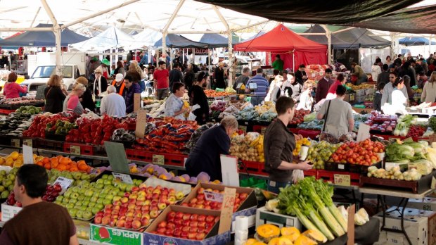 Brisbane Markets at Rocklea hosts Saturday fresh markets and Sunday trash and treasure markets.