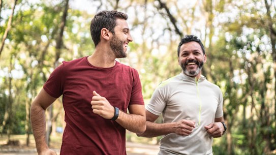 New runners should start out running two or three times a week.