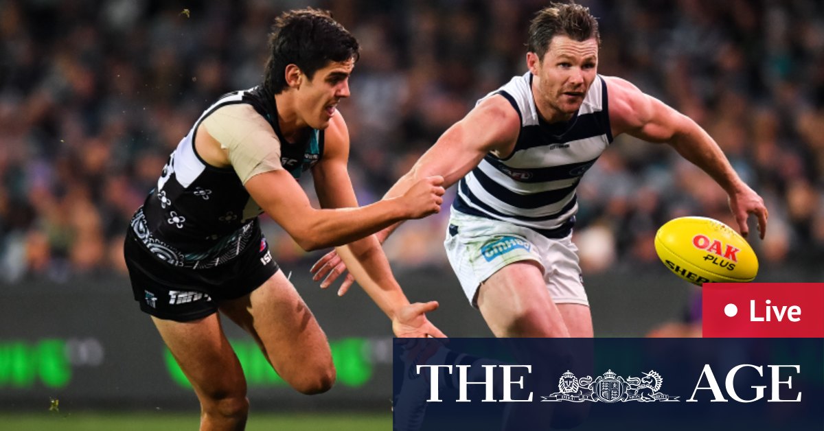 Afl 2020 Round 12 Live Updates Geelong Cats V Port Adelaide Power Metricon Stadium