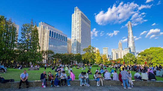 Shanghai’s Gucheng Park.