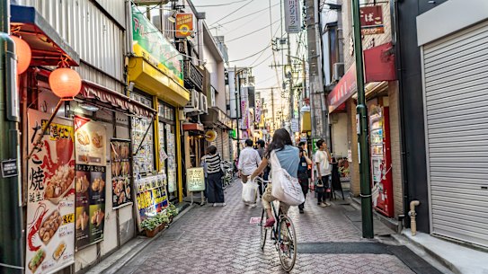 Tokyo back street.
