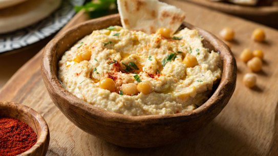 Simply perfect...hummus.